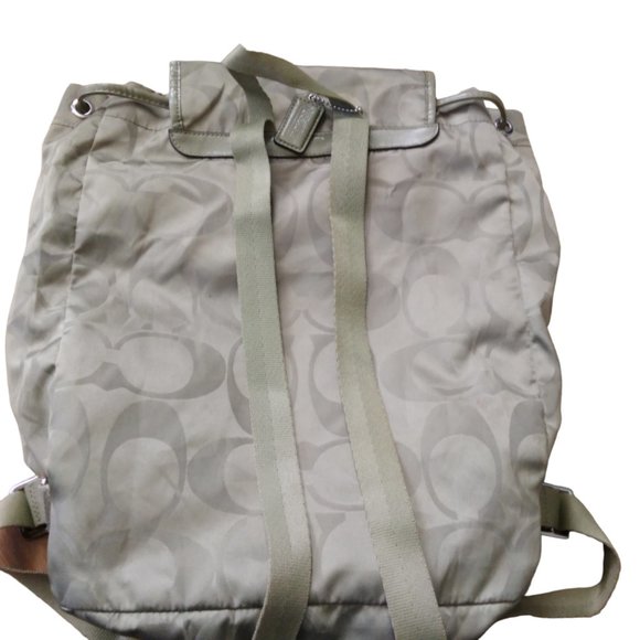 Green Coach Monogram Backpack - Picture 2 of 7